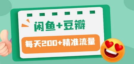 【副业项目3442期】闲鱼和豆瓣精准引流全系列课程，每天引流200+精准粉（闲鱼引流推广怎么做）-掘金计划
