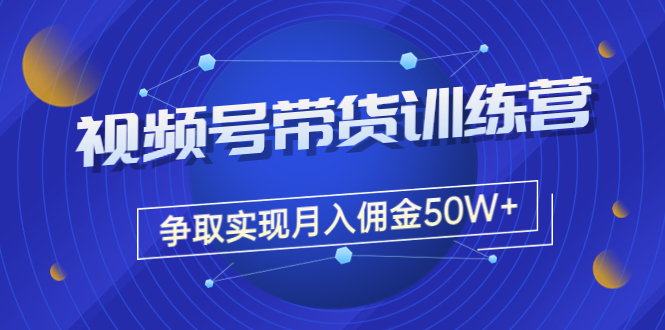 【副业项目3707期】视频号直播带货教程，教你如何实现月入佣金50W+（课程+资料+工具）-掘金计划