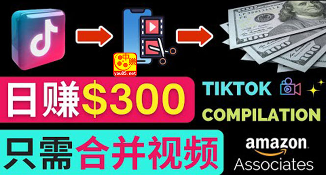 【副业项目3813期】搬运Tiktok短视频到Youtube赚钱，只需下载，合并视频，日赚300美元-掘金计划