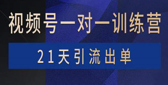 【副业项目4068期】视频号训练营：带货，涨粉，直播，游戏，四大变现新方向，21天引流出单-掘金计划
