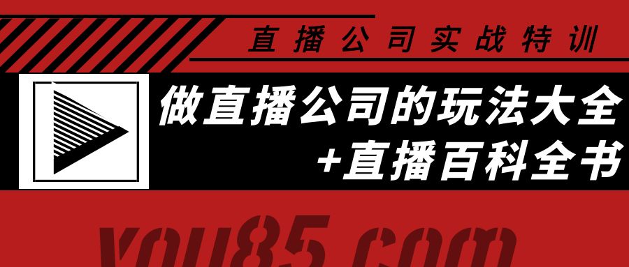 【副业项目4162期】老陈·直播公司实战特训：做直播公司的玩法大全+直播百科全书-掘金计划