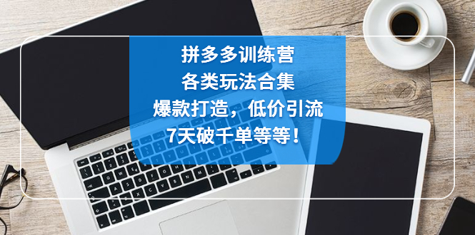 【副业项目4925期】拼多多训练营：各玩法合集，爆款打造，低价引流，7天破千单等等-掘金计划