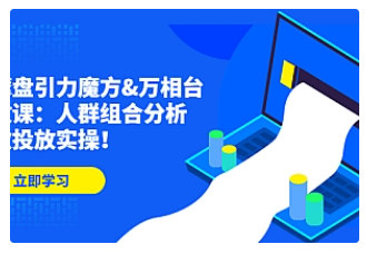 【副业项目4944期】达摩盘引力魔方&万相台投放课：人群组合分析，高效投放实操-掘金计划