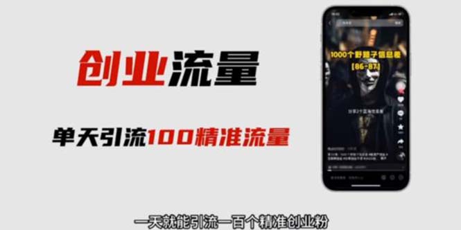 【副业项目5897期】自媒体音频加图文制作视频 一天引流一百个精准创业粉【音频软件+图片素材】-掘金计划