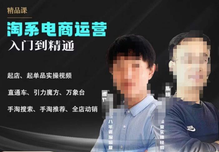 【副业项目6098期】2023手淘搜索实操课+体系化课程，​起店起单品实操视频课程-掘金计划