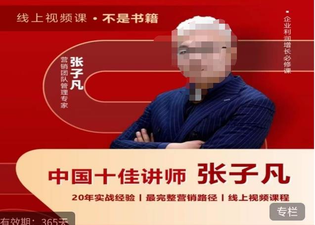 【副业项目6076期】张子凡·20年实战经验，揭秘营销背后的底层逻辑，突破思维局限，从根本上破解营销难题-掘金计划