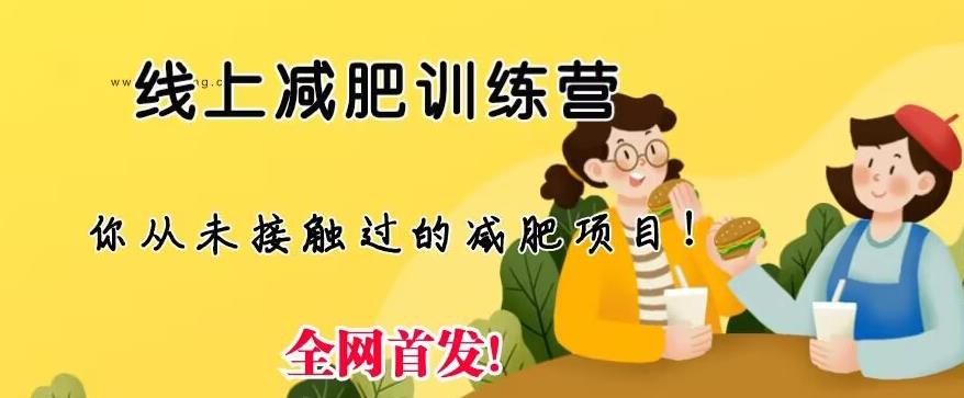 【副业项目6995期】线上减肥训练营，足不出户，仅靠拉几个社群，发几条朋友圈，就可以月实现入五位【揭秘】-掘金计划