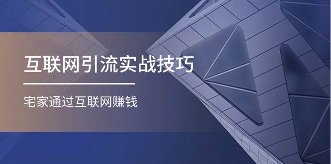 互联网引流实操技巧(适合微商，吸引宝妈)，宅家通过互联网赚钱（17节）-掘金计划